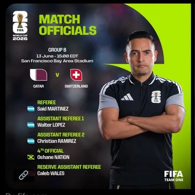 FIFA confirmó que Said Martínez pitará en la Copa del Mundo.