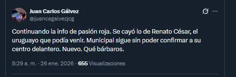Periodista Juan Gálvez en su cuenta oficial de X.