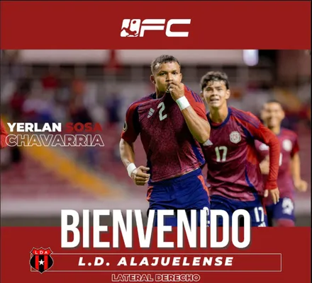 El anuncio de la agencia con la que firmó Chavarría. (
