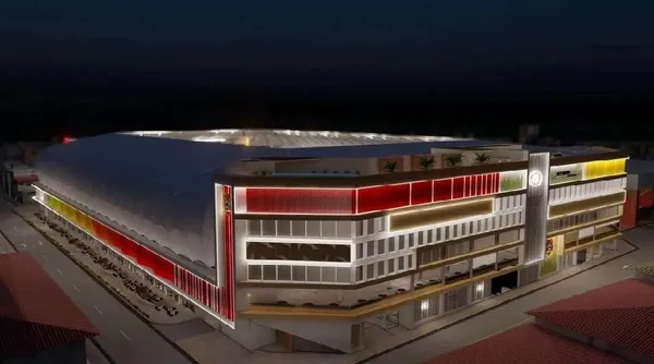 Así se vería el nuevo estadio de Herediano desde afuera.