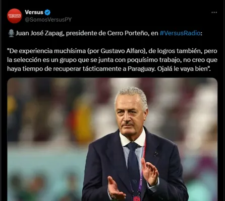 En Paraguay dan por hecha la llegada de Gustavo Alfaro.