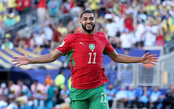 Ismael Saibari anotó la mitad de los goles de Marrueccos en la fase de grupos (Getty Images).
