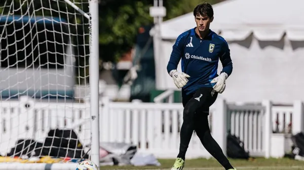 Nicholas Hagen no sumó minutos en el Columbus Crew. (