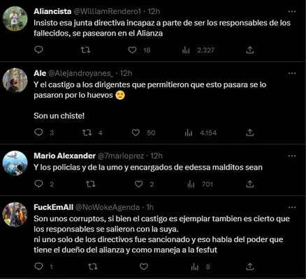 Los aficionados quieren sanciones para los directivos.