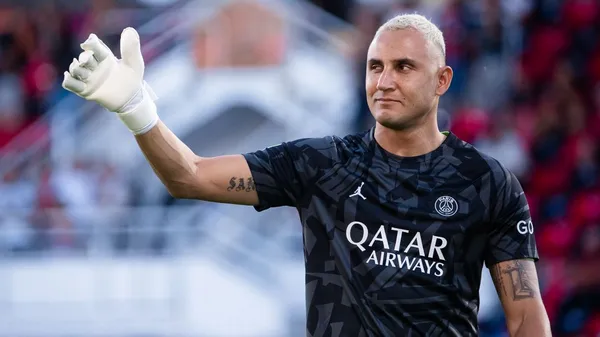 Keylor Navas con el PSG