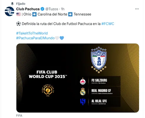 Pachuca también dejó su fixtura anclado en la primera plana.