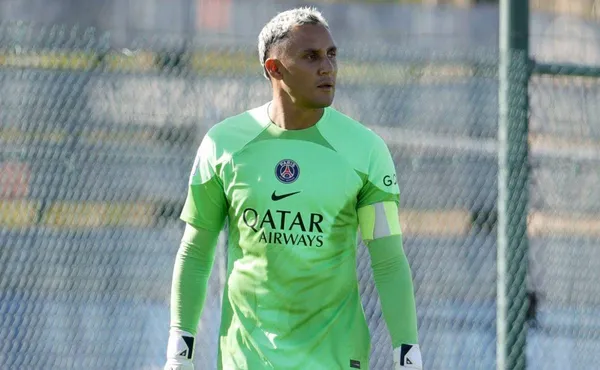 Keylor Navas con el PSG