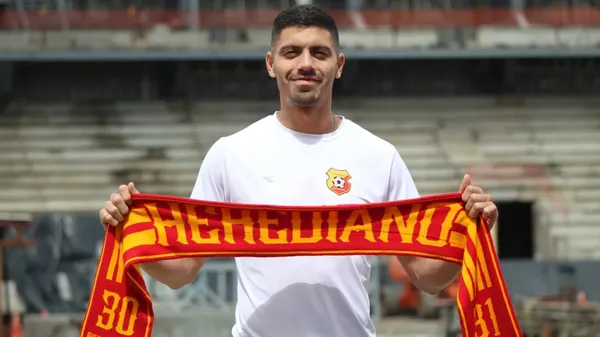 Brian Rubio se prepara para redebutar con Herediano. (
