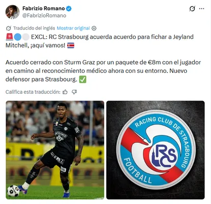 Fabrizio Romano anunció la operación.