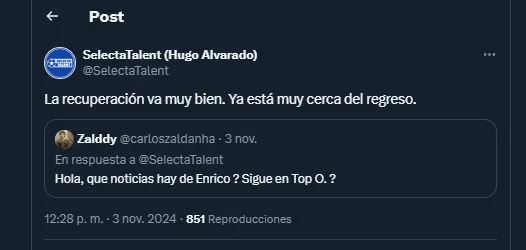 Respuesta de , Hugo Alvarado, scouting por varias años de la Federación Salvadoreña de Fútbol