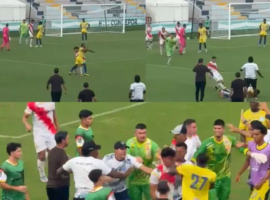 Yeltsin Tejeda recibió un puñetazo en la cara de parte de Wisdom Quaye