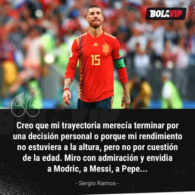 Una de las contundentes frases de Sergio Ramos en su carta de despedida (