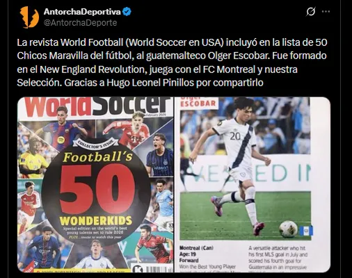 Reconocimiento para Olger Escobar - AntorchaDeportiva X