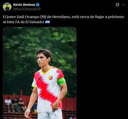 Kevin Jiménez en X.