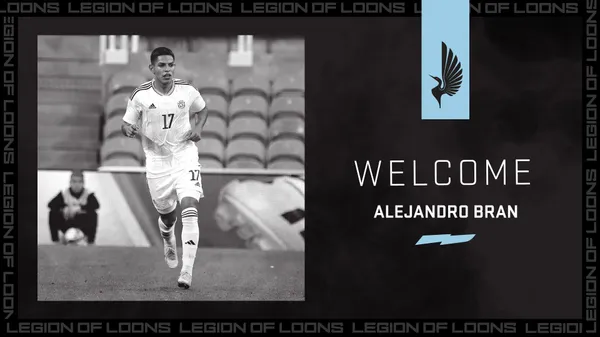 Alejandro Bran fue cedido al Minnesota United. (