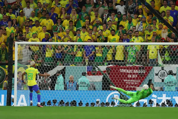 El guardameta de Croacia fue el principal responsable de la eliminación de Brasil (Getty Images).