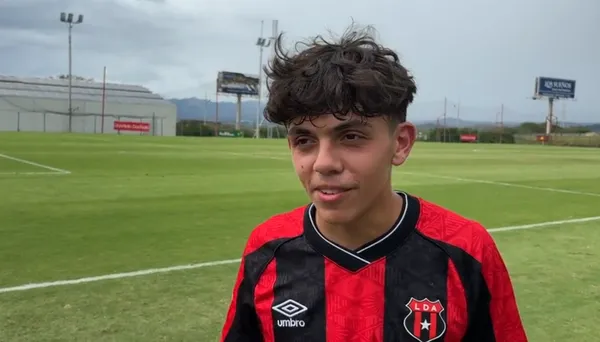  Mathías Ruiz jugador de Alajuelense Sub-19