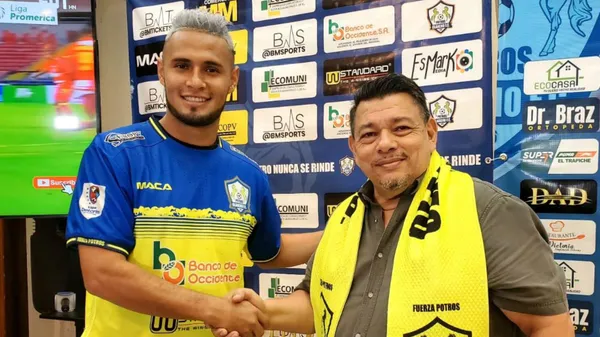 Alex López cumplió con su palabra y firmó para Olancho. (