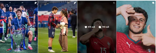 La última publicación de Joao Neves supera los 190 mil comentarios.