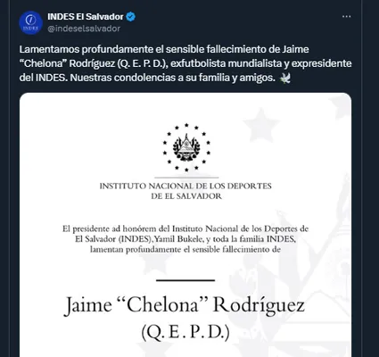 INDES desde su cuenta oficial de X