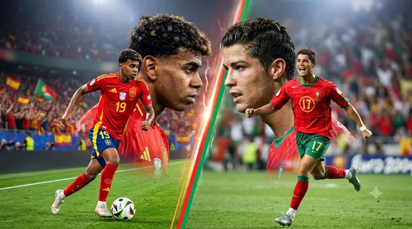 El Yamal de 18 vs. el Cristiano de 18.