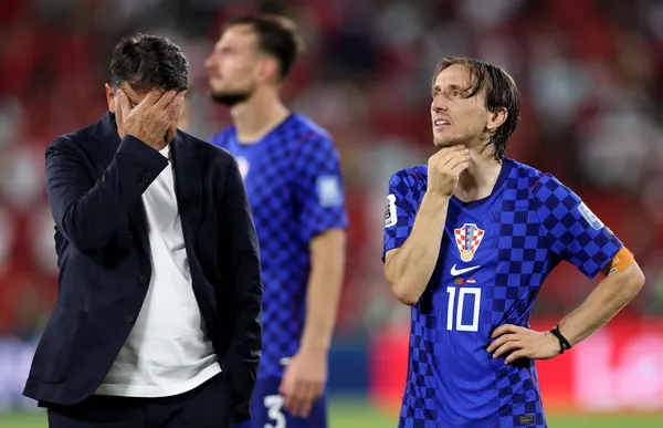 La desazón de Modric tras la eliminación. (Getty Images)