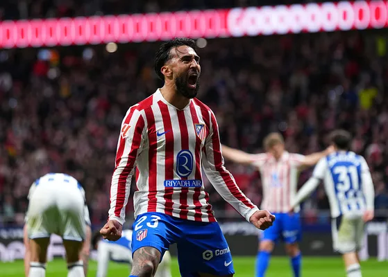 Nico González milita en el Atlético Madrid español (Getty Images).