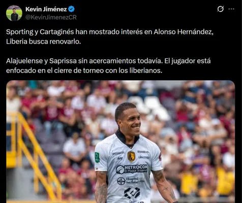 Joaquín Alonso Hernández tiene varios clubes interesados. (