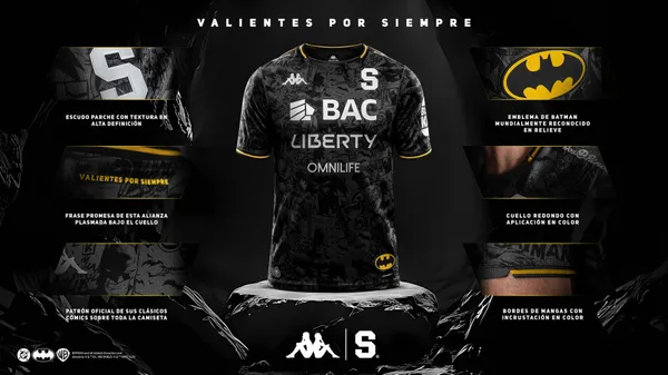 La camiseta de Batman fue la última gran innovación de Saprissa.