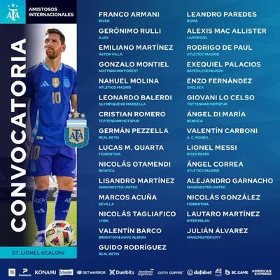 Convocatoria de la Selección de Argentina 