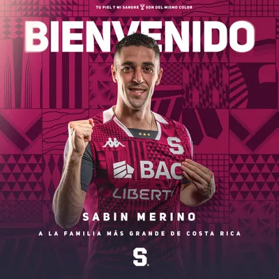El español Sabin Merino es uno de los dos extranjeros que trajo Saprissa.