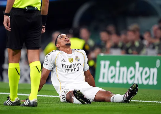 El lateral de 27 años se unió al Real Madrid en 2025 (Getty Images).