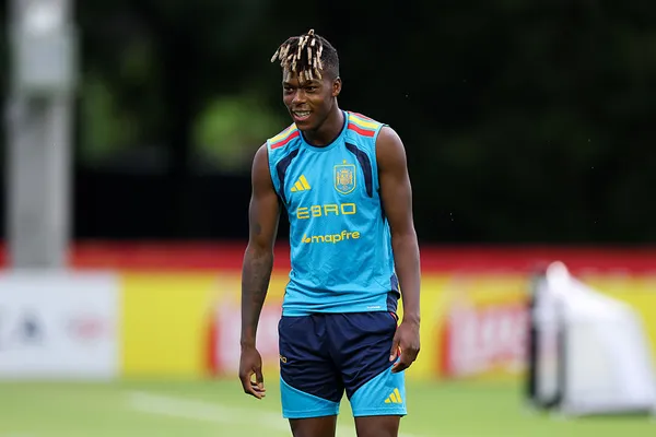 Nico Williams no será titular ante el equipo de Cristiano Ronaldo (Getty Images).