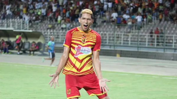Edwin Aguilar con el Deportivo Anzoátegui