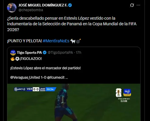 El periodista José Domínguez en su cuenta oficial de X