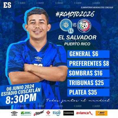 Venta de entradas para el partido entre El Salvador y Puerto Rico. (
