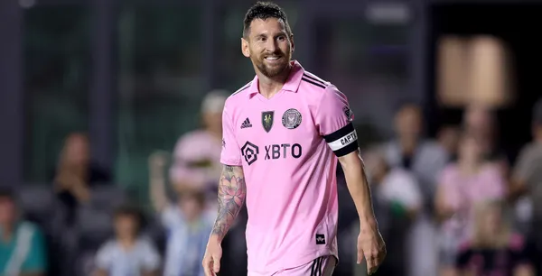 Lionel Messi en un match con Inter Miami - Megan Briggs/Getty Images