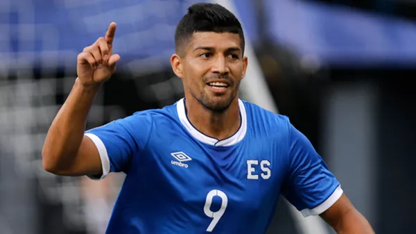Nelson Bonilla jugando para El Salvador - Concacaf