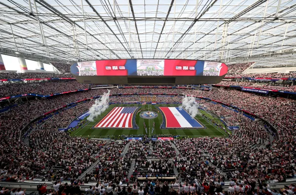 El SoFi Stadium albergó el partido inaugural en Estados Unidos.