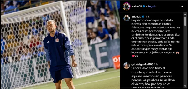 Francisco Calvo habló tras el empate contra Haití. (