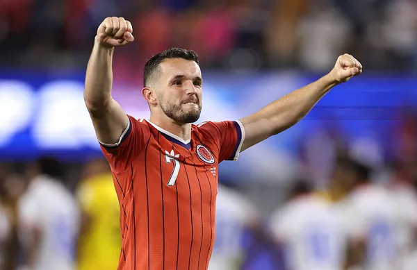  John McGinn fue el héroe de Escocia para volver a ganar en un Mundial después de 36 años (Getty Images).