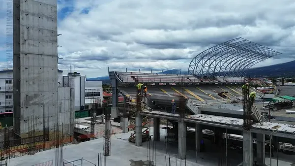 Así se encuentra hasta el momento el nuevo estadio.