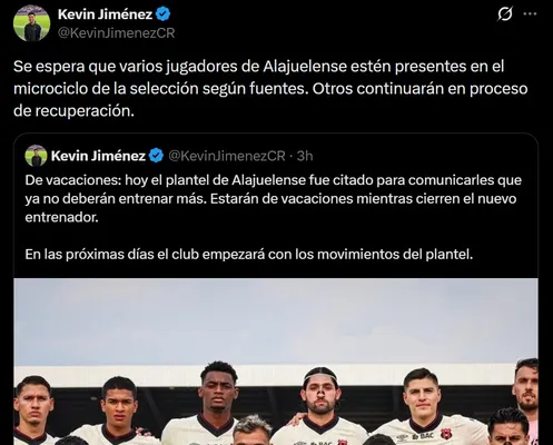 Batista convocará a varios de Alajuelense. (