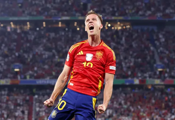 Dani Olmo arranca desde el banco en el duelo que define el Grupo H (Getty Images).