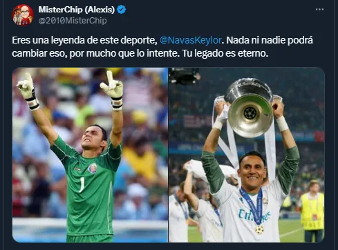 MisterChip en sus redes sociales