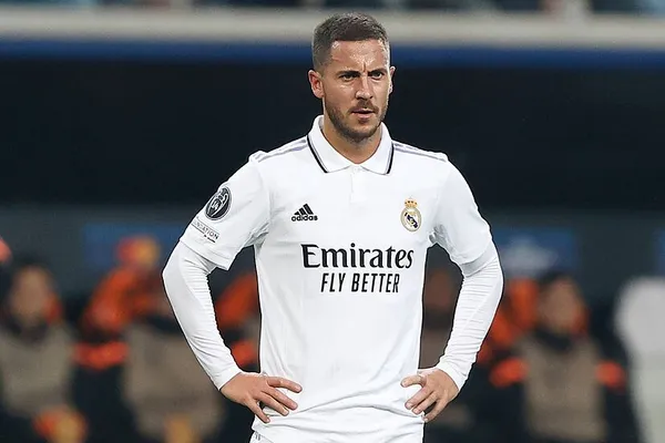 Eden Hazard con el Real Madrid
