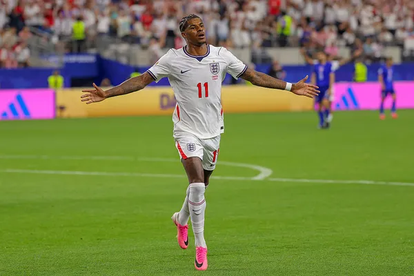 Marcus Rashford marcó contra Croacia, pero vuelve a ser suplente en Inglaterra (Getty Images).