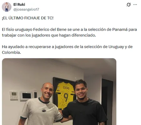 Federico Delbene junto a Juan Camilo Hernández.