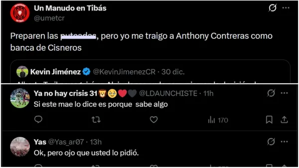 Anthony Contreras es pedido por los manudos. (