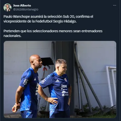 Paulo Wanchope asumirá la dirección técnica de la selección Sub-20 de Costa Rica